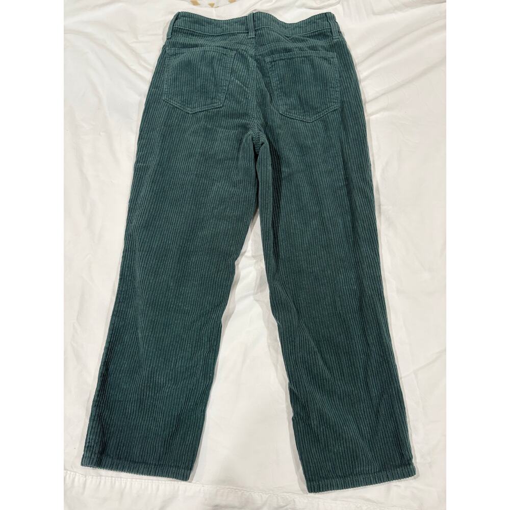 Green Wide Corduroy Pants Size 11/30W - Picture 3 of 6